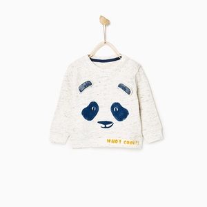 SOLD! Zara Baby Panda Bear Swaetshirt